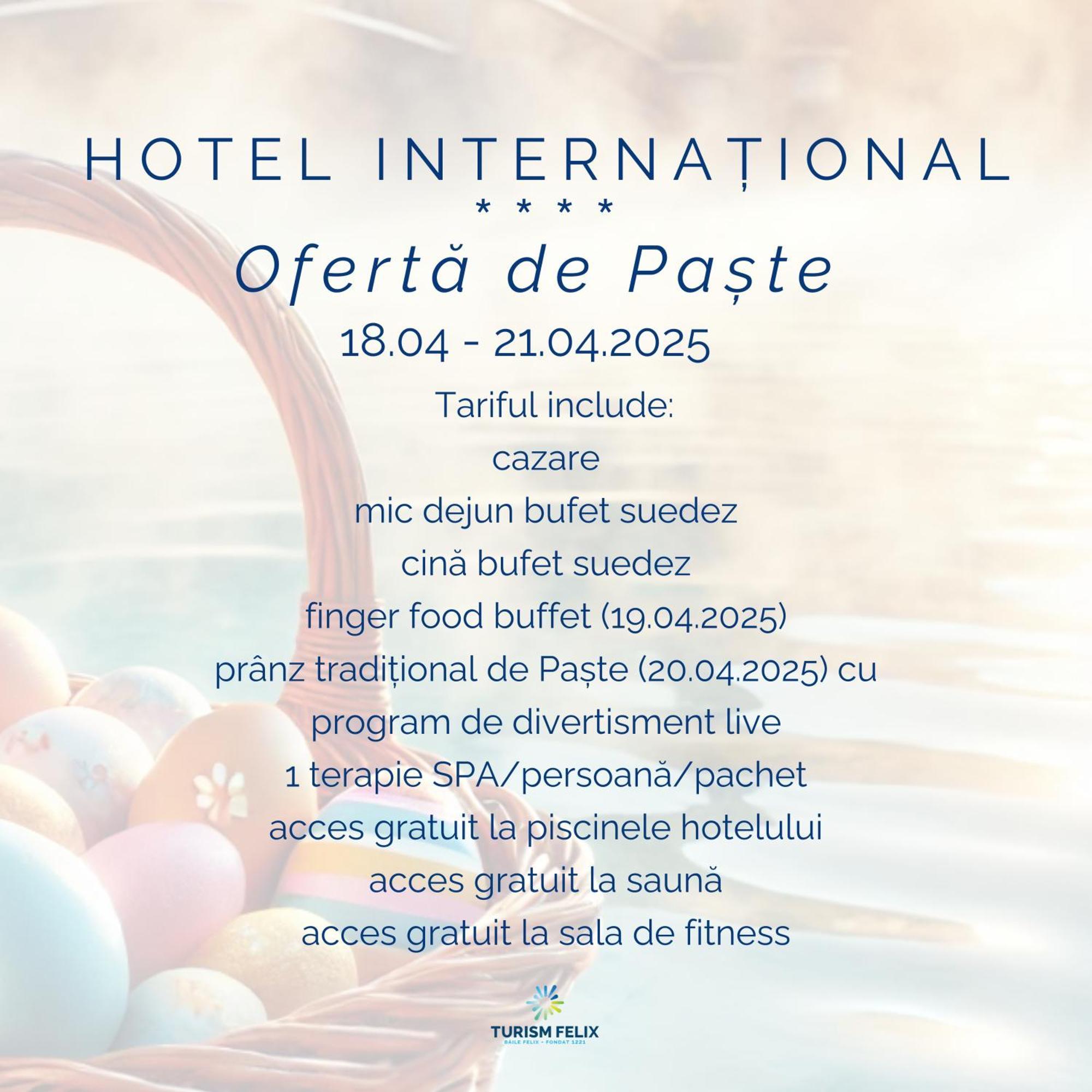 Hotel International Băile Felix Eksteriør billede
